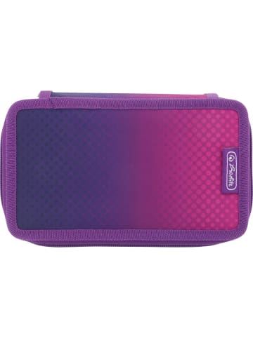 Herlitz Schüleretui TriCase 31 tlg. Polyester 190x70mm Dip Dye Pink/Purple