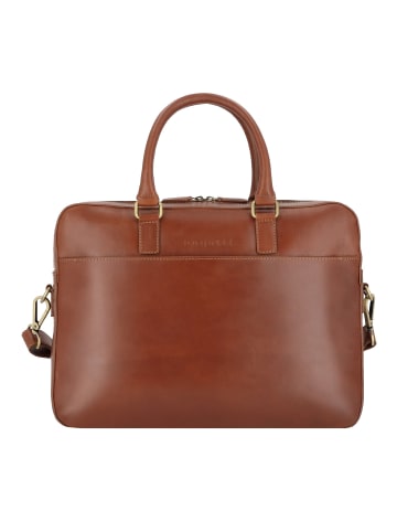 Bugatti Remo Aktentasche Leder 40 cm Laptopfach cognac