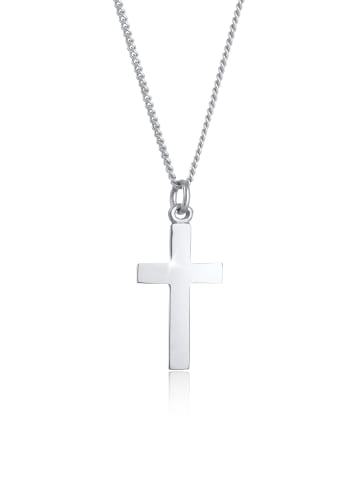 Elli Halskette 925 Sterling Silber Kreuz in Silber