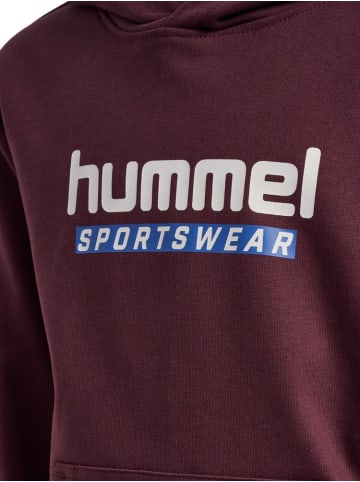 Hummel Kinder Hoodie "Logo Hoodie" in Lila