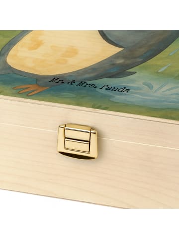 Mr. & Mrs. Panda Teebox Pinguin Duschen Design ohne Spruch in Weiß