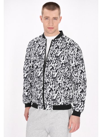MO Men Jacket in white black