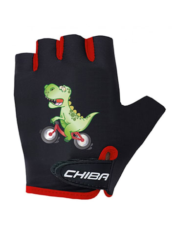 Chiba Cool Kids - Kinder Radhandschuhe  Dinosaurie, atmungsaktiv &
