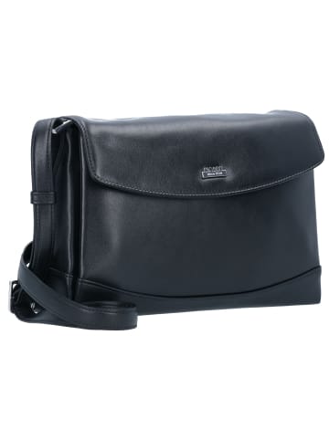 PICARD Really II Umhängetasche Leder 28 cm in schwarz