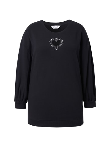 MIAMODA Sweatshirt in schwarz