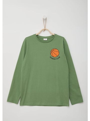 s.Oliver T-Shirt langarm in Grün