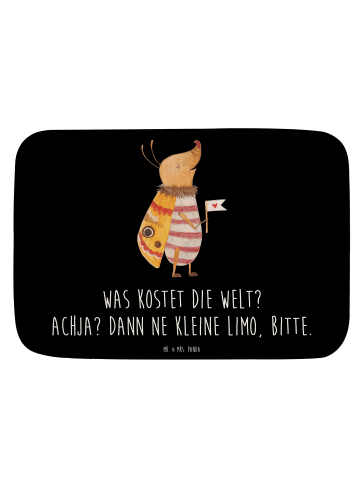Mr. & Mrs. Panda Duschvorleger Nachtfalter Fähnchen mit Spruch in Schwarz