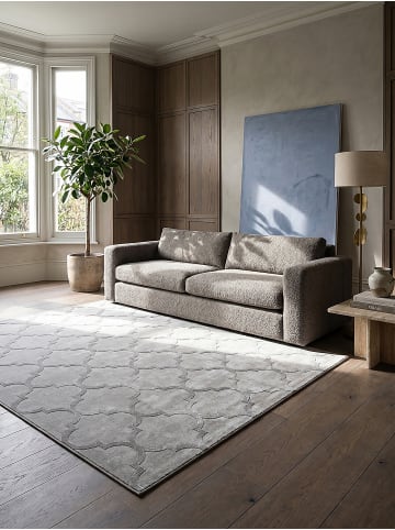 KADIMA DESIGN Teppichläufer Orientalisch pflegeleicht Wohnzimmer Schlafzimmer Flur in Grau