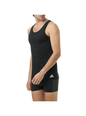 adidas Unterhemd 2er Pack in Schwarz