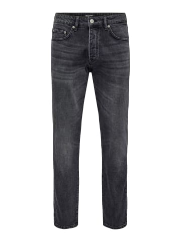 ONLY & SONS Relaxed Fit Jeans in Black Denim 1
