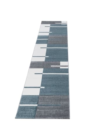 Teppich Boss Kurzflor Teppich Hara Blau