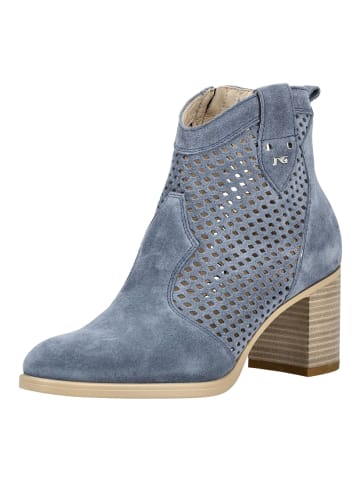 Stiefelette Hellblau