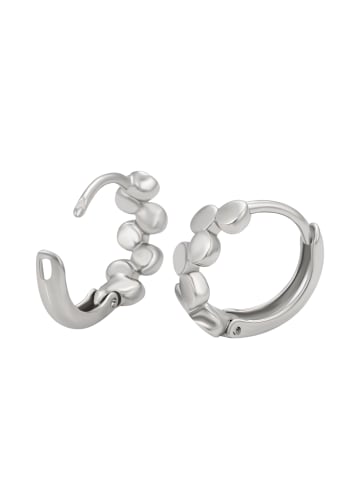 faina Women Huggie Earrings in Silver