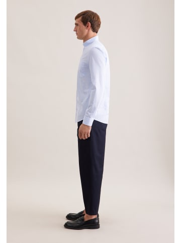Seidensticker Casual Hemd Slim in Hellblau