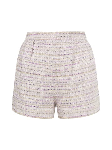faina Bouclé Shorts in Lavendel Mehrfarbig