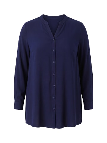 MIAMODA Bluse in dunkles marine