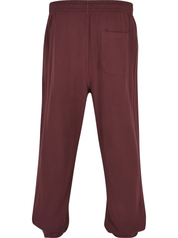 Urban Classics Trousers - Sweat in cherry