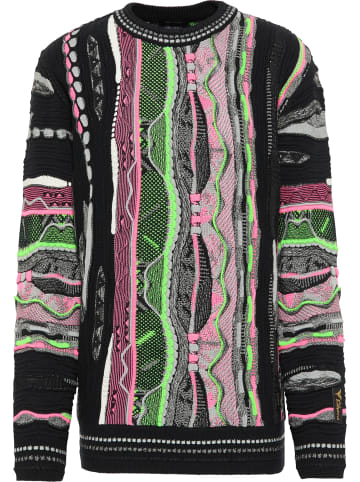 Carlo Colucci Strickpullover Comparato in Schwarz