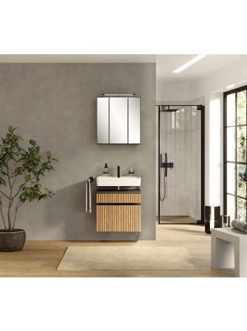 home24 Waschbeckenunterschrank HANOI 2 Türen in Graphit