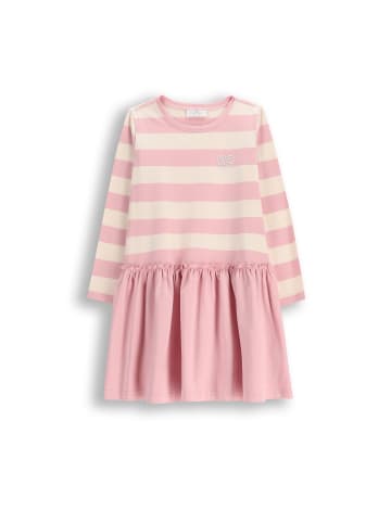 Coccodrillo Kleid mit langen Ärmeln in rosa