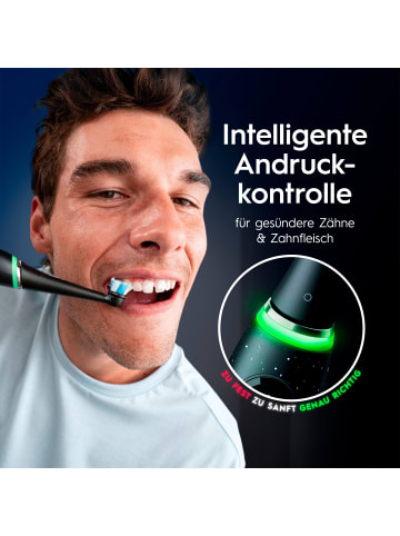 Oral-B Elektrische Zahnbürste "iO Series 10 + Lade-Reiseetui" in Schwarz