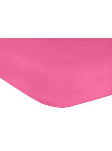 GMD Living Spannbetttuch FULL ELASTAN in Pink