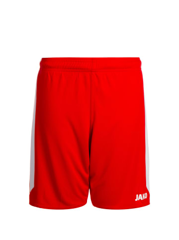 Jako Trainingsshorts Power in rot / weiß