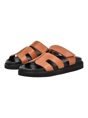 Pavement Pantoletten MARU in Schwarz/Braun
