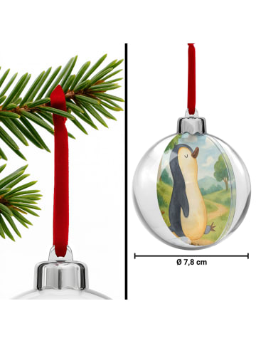 Mr. & Mrs. Panda Christbaumschmuck Pinguin mHerzieren Design oh... in Weiß