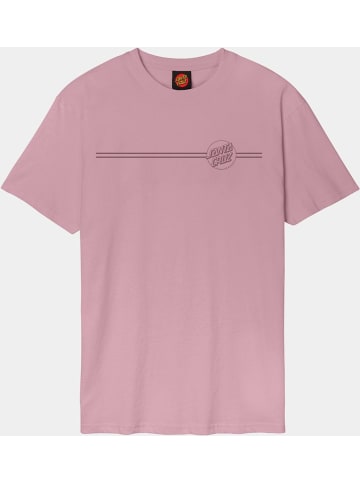 Santa Cruz T-Shirt "Tonal Opus Dot Stripe T-Shirt" in Pink