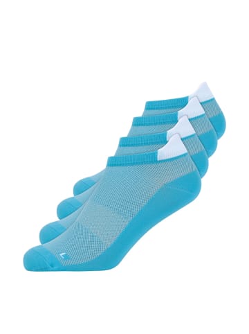 SNOCKS Laufsocken 4 Paar in Hellblau