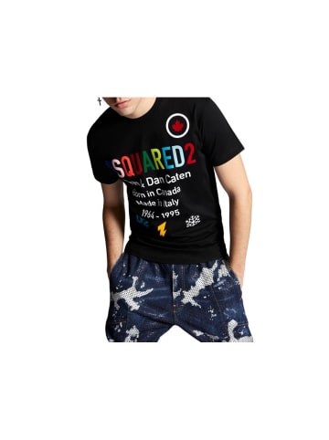 Dsquared2 Rainbow T Shirt schwarz