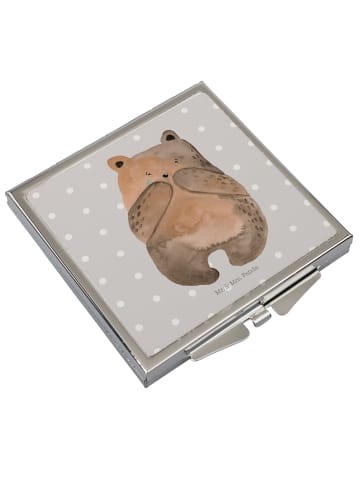 Mr. & Mrs. Panda Kleiner Spiegel Bär Verlust ohne Spruch in Grau Pastell