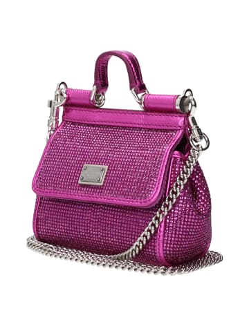 Dolce & Gabbana Pink Satin Handtasche