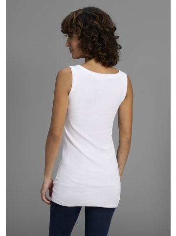 FLASHLIGHTS Tanktop in weiß, schwarz