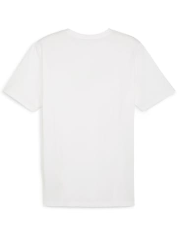 Puma T-Shirt "TeamRISE Logo Jersey Cotton" in Weiß