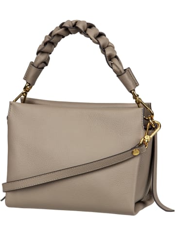 COCCINELLE Handtasche Boheme Grana Double in Warm Taupe/Rosette