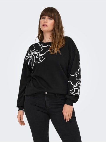 ONLY Carmakoma Sweatshirt in Black 1