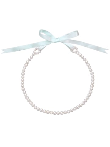 Valero Pearls Perlen-Kette Satin Süßwasser-Zuchtperle in weiß