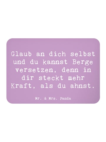 Mr. & Mrs. Panda magnet Spruch Selbstvertrauen stärken mit Spruch in Lavendeltraum