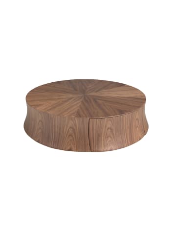 Angel Cerdá Couchtisch 2178 in Walnuss – (Ø)100 x (H)30 cm