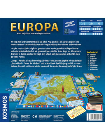 Kosmos Gesellschaftsspiel Europa - Paris ist ja klar, aber wo liegt Córdoba?