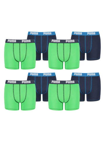 Puma Boxershorts BASIC BOXER 8P in 686 - Green / Blue