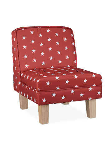 relaxdays Kindersessel in Rot - (B)45 x (H)60 x (T)52 cm