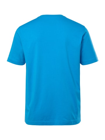 JP1880 Kurzarm T-Shirt in helles azurblau