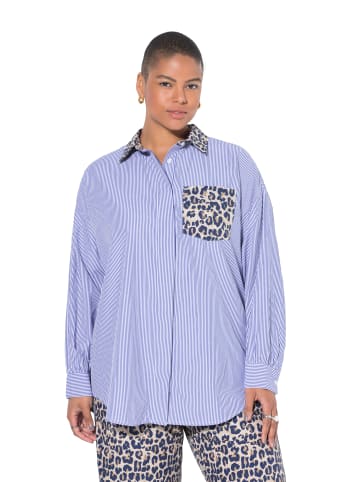 Studio Untold Hemdbluse in dunkel blau