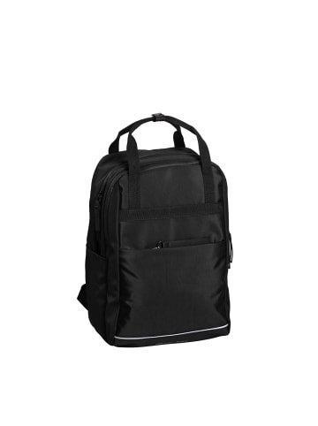 Daniel Ray DRS25.1505 Launceston Schoolbackapck 2 Compartme 00 black