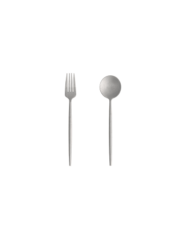 ebuy24 Salatbesteck Active 2er Set Silberfarben 2 x 18 cm