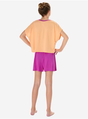 Schiesser Pyjama Nightwear in pfirsichorange