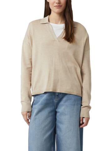 comma Strickpullover in melange - 0001